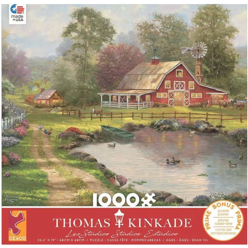 Red Barn Retreat 1000pc Puzzle