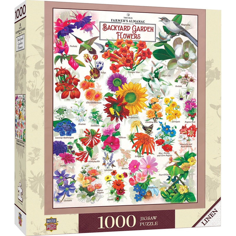 Garden Florals Linen 1000pc Puzzle