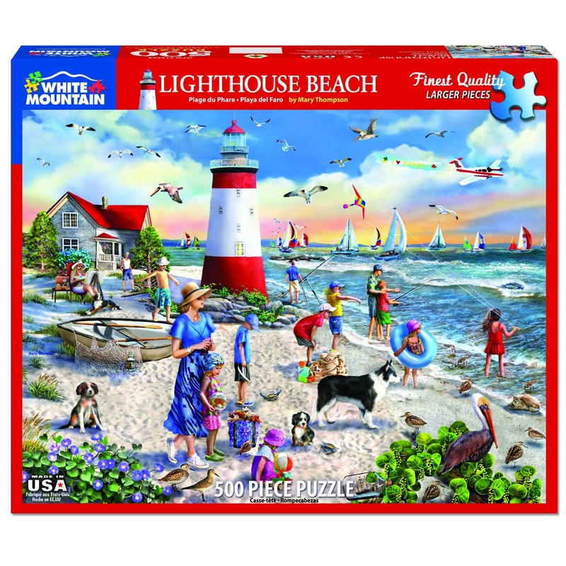 Lighthouse Beach 500pc Puzzle