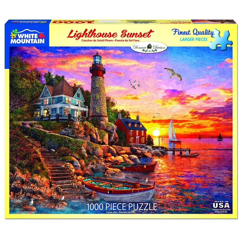 Lighthouse Sunset 1000pc Puzzle