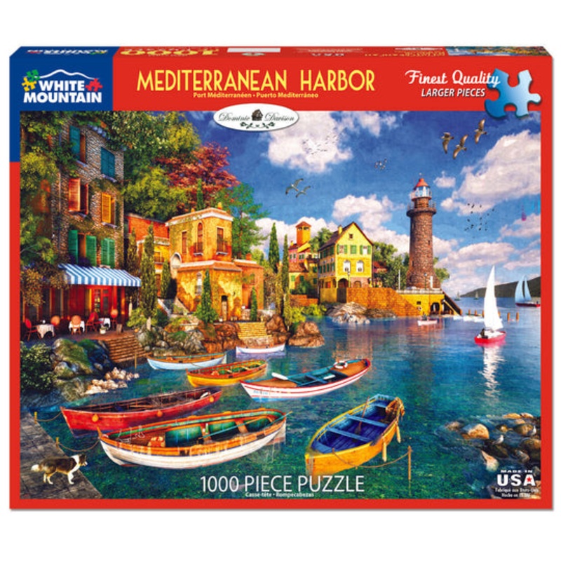 Mediterranean Harbor 1000pc Puzzle