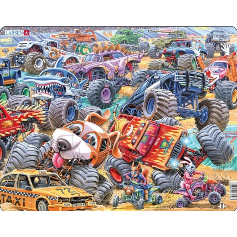 Monster Truck Race 35pc Puzzle