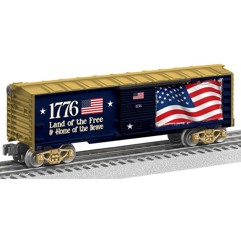 O American Flag LED Car