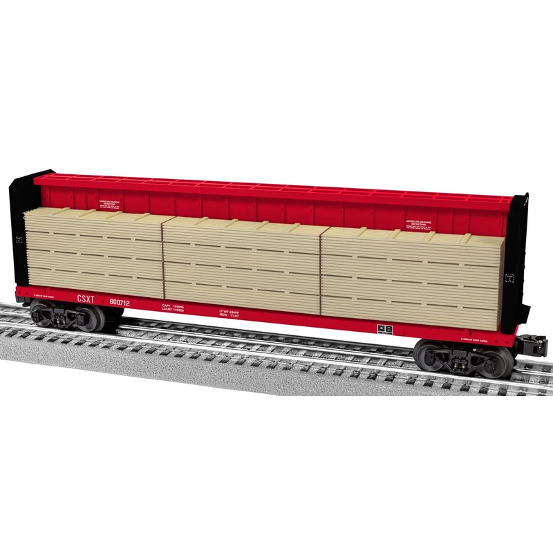 O CSX Centerbeam Flatcar
