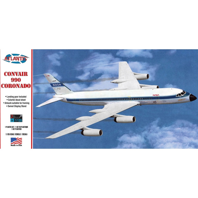 1/135 Convair 990 Jet Airliner Coronado