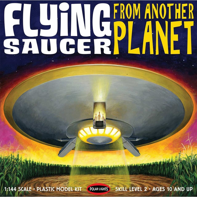 1/144 12" Flying Saucer From Another Planet Plastic Model Kit