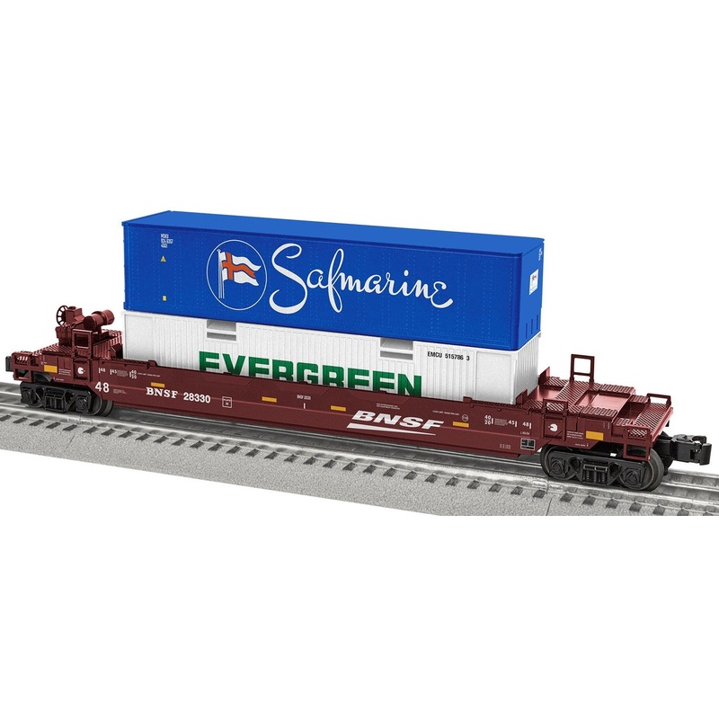 O BNSF Maxi Stack with Container Load