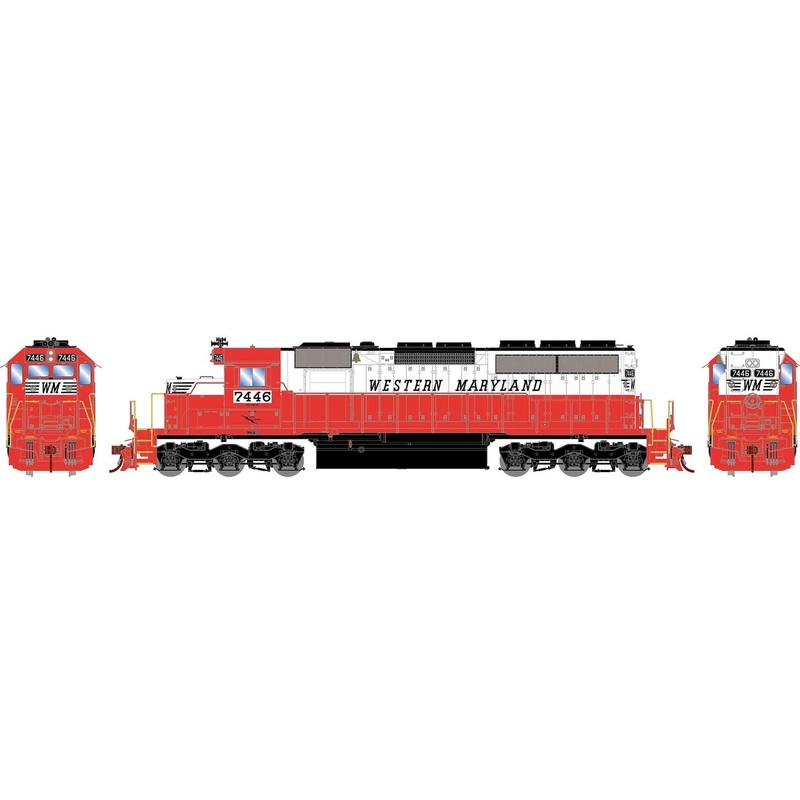 HO SD40 Western Maryland #7446