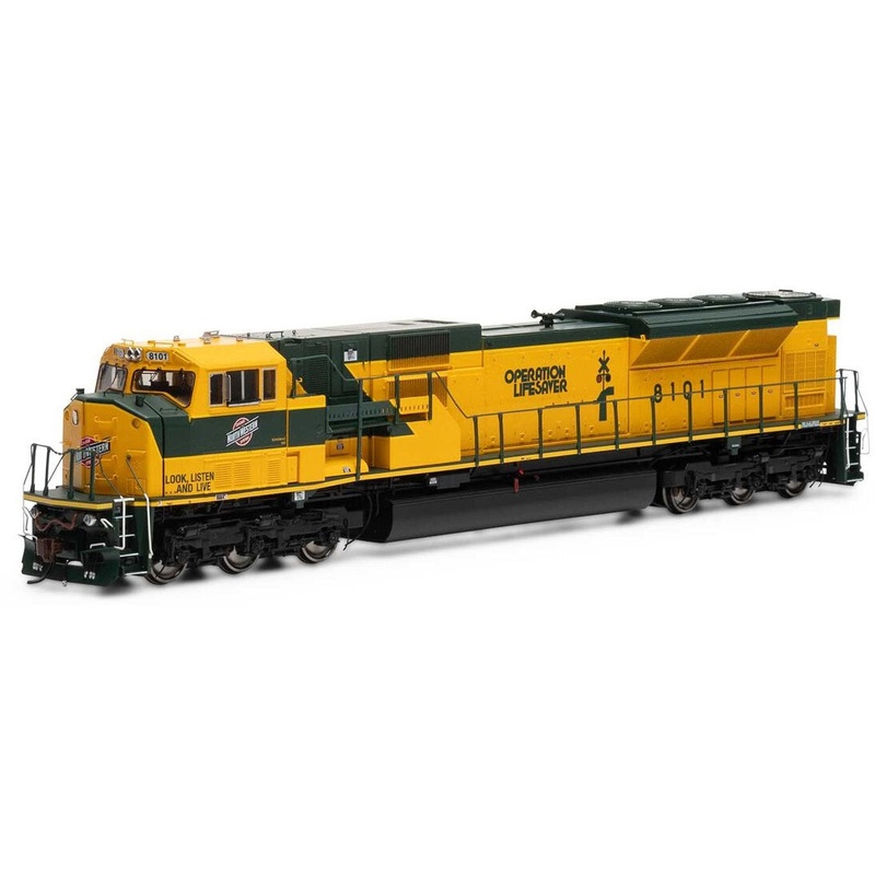 HO SD80MAC with DCC and Sound CNW #8101