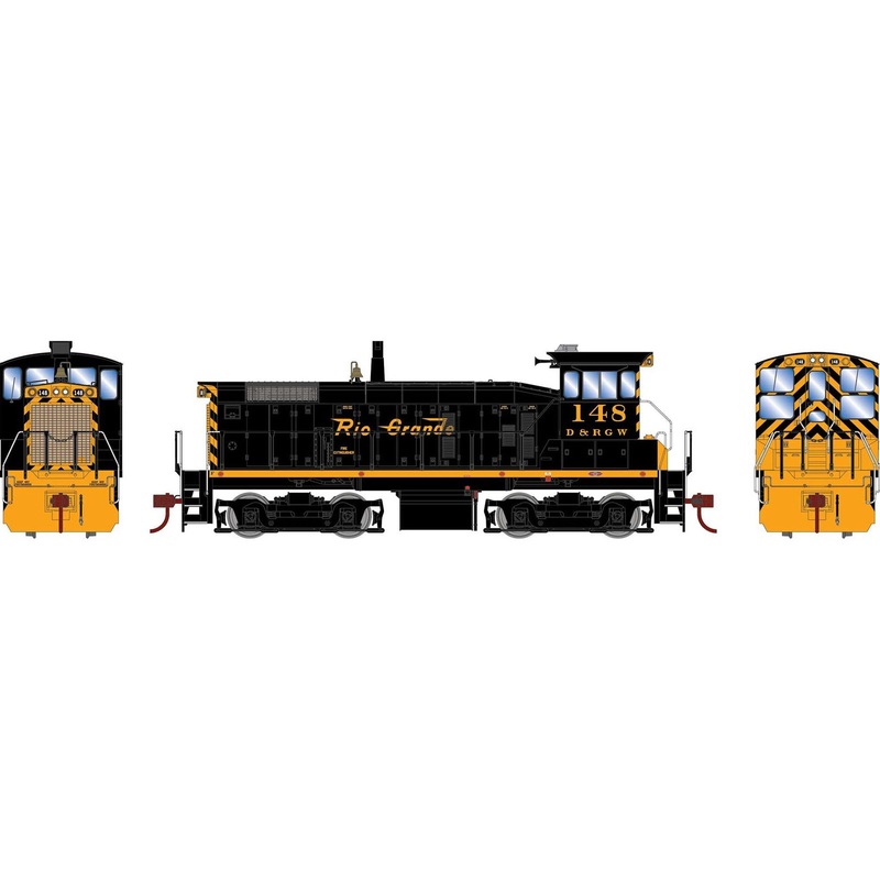 HO SW1000 Locomotive D&RGW #148