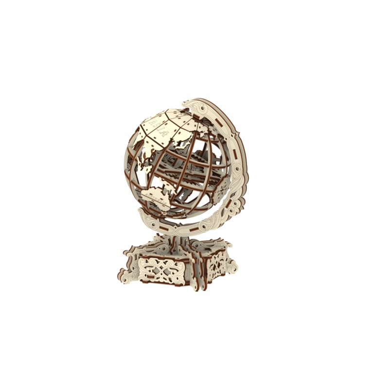 Wooden City World Globe