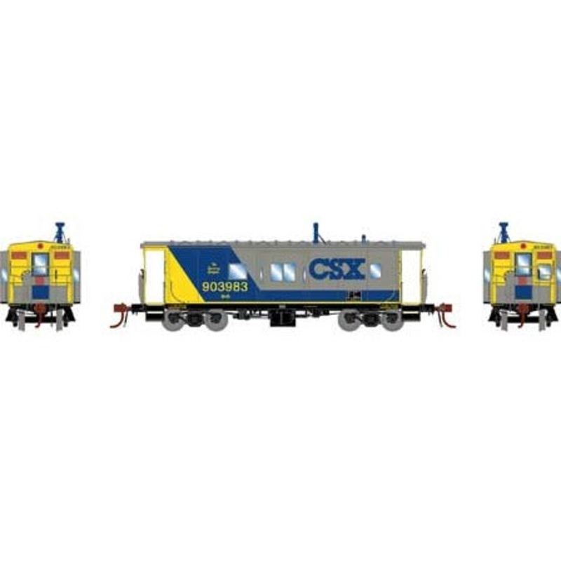 HO C-27 ICC Caboose With Lights And Sound, CSX (Grafton) #903983