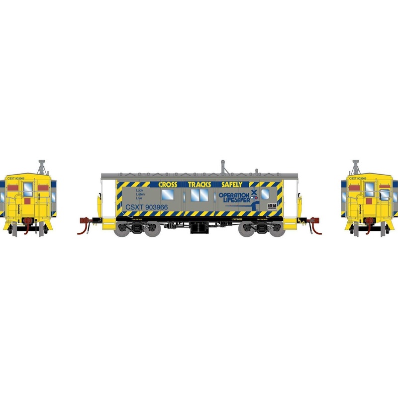 HO C-27 ICC Caboose With Lights, CSX/OLS/ORB #903966