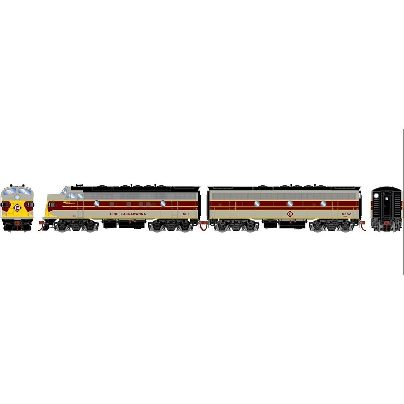 HO F7 A/B, EL/Freight #6111/#6352