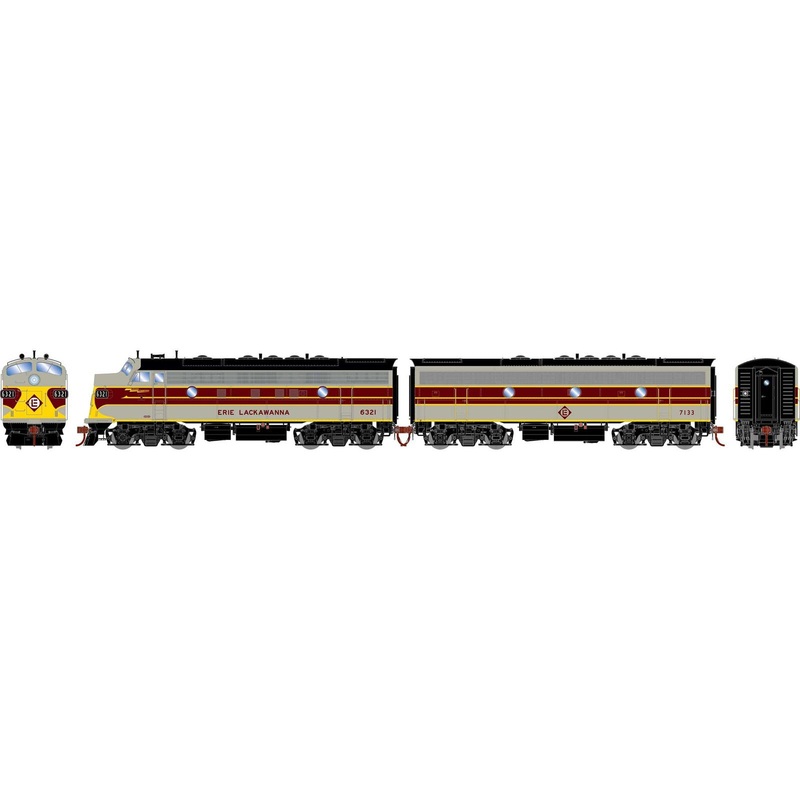 HO F7 A/B, EL/Freight #6321/#7133