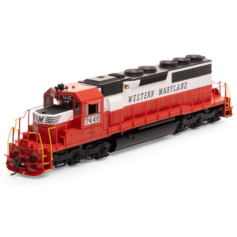 HO SD40R with DCC & Sound Western Maryland #7446
