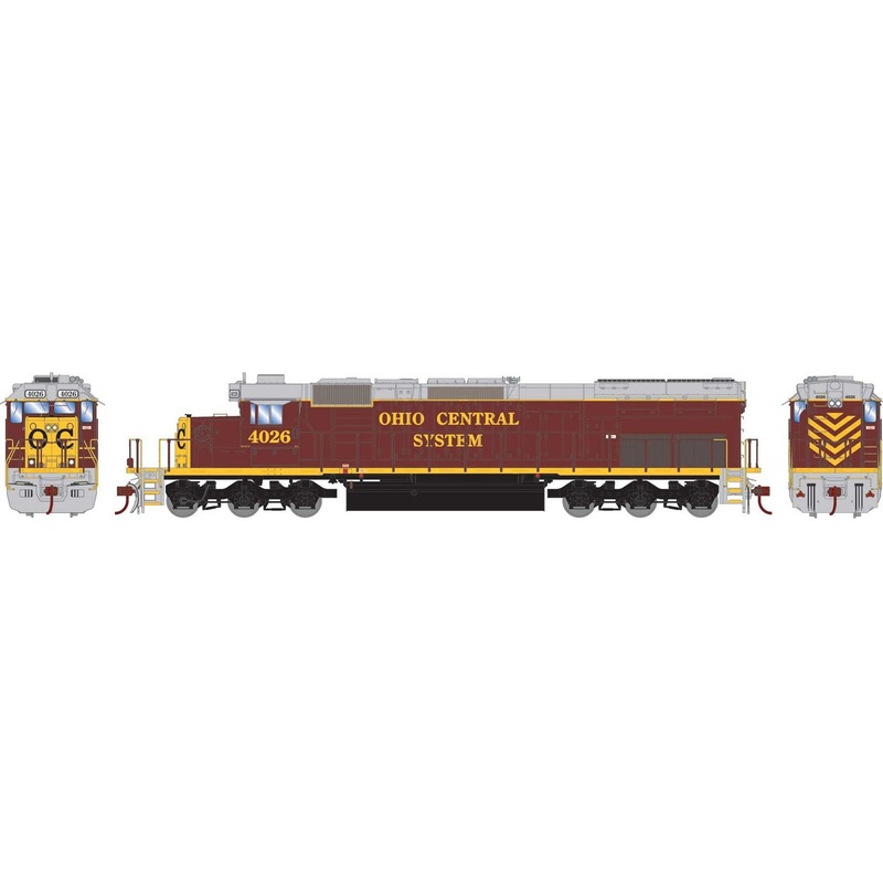 HO SD40T-2 with DCC & Sound Ohio Central #4026