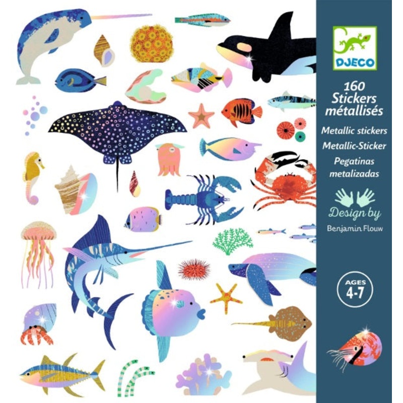 Ocean Metallic Stickers