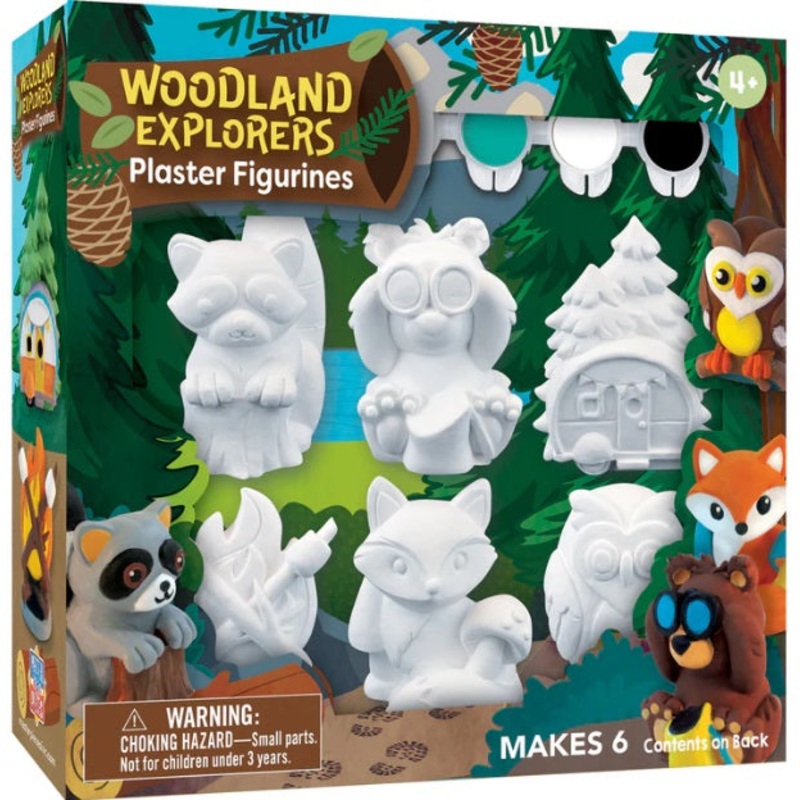 Woodland Explorers Plaster Figures