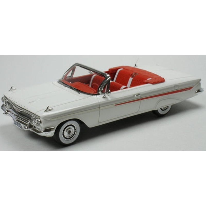 1/43 1961 Chevrolet Impala Convertible White