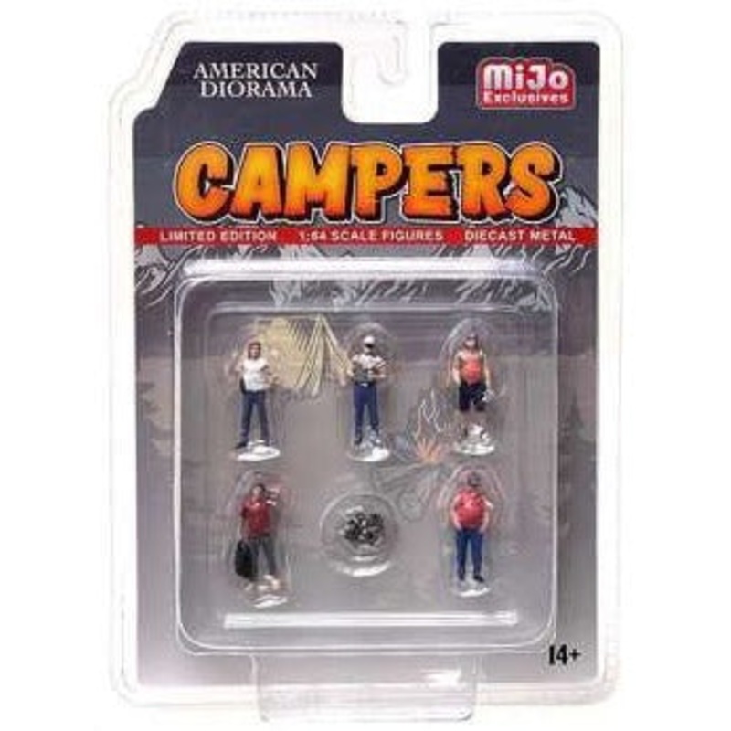 1/64 Campers 6 piece set