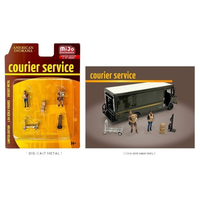1/64 Courier Service 5 Piece Figures Set