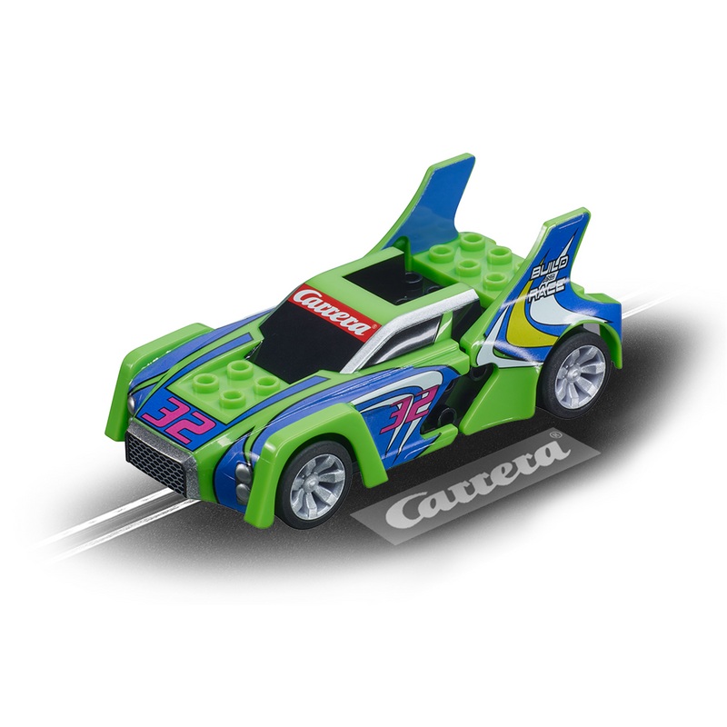 Go!!! Build-N-Race Slot Car Race Car Green