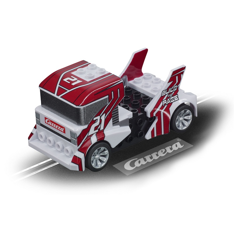 GO!!! Build-N-Race Slot Car Race Truck White