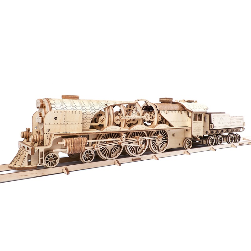 UGears V-Express Steam Train with Tender