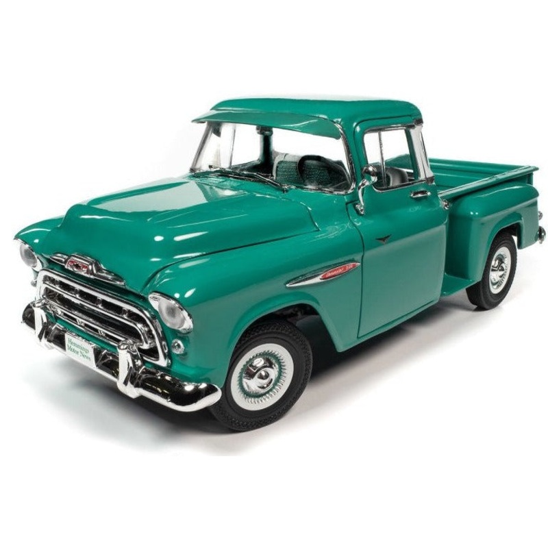 1/18 1957 Chevrolet Step Side Pickup 3100 Ocean Green