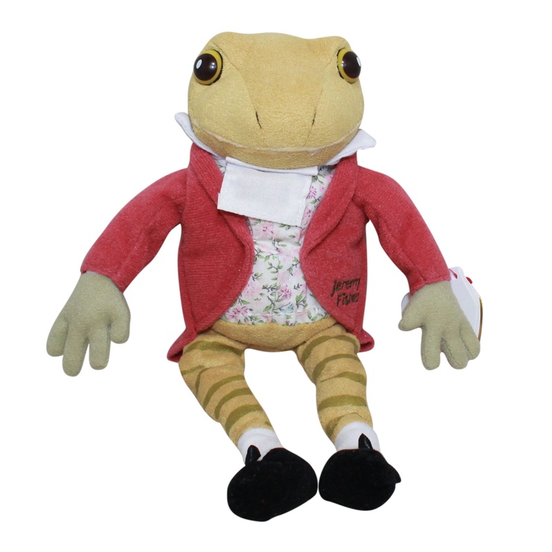 Ty Beanie Baby: The Tale of Mr. Jeremy Fisher the Frog - Green Letters