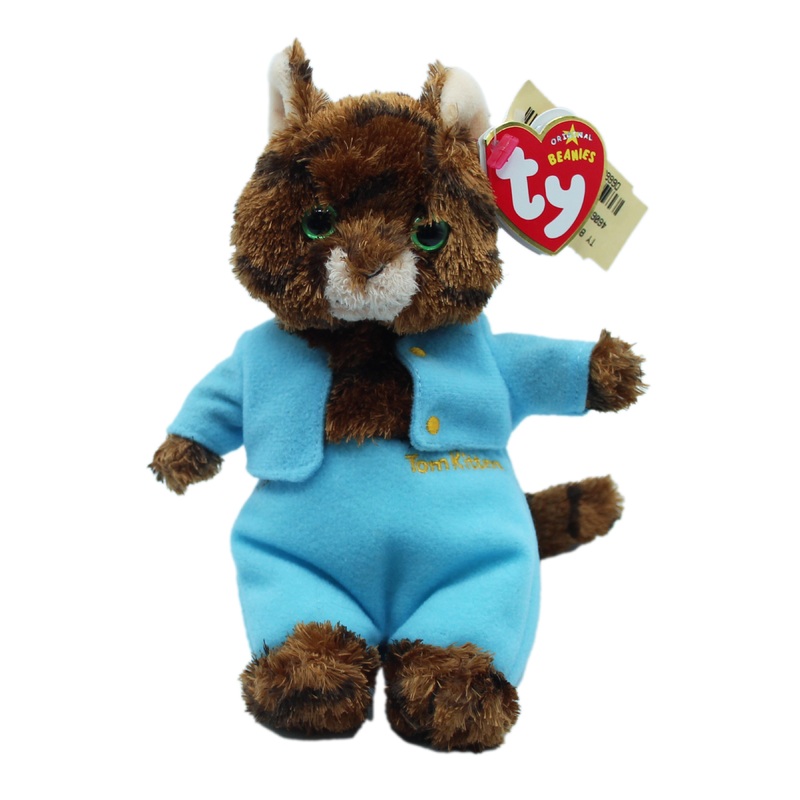 Ty Beanie Baby: The Tale of Tom Kitten - Gold Letters