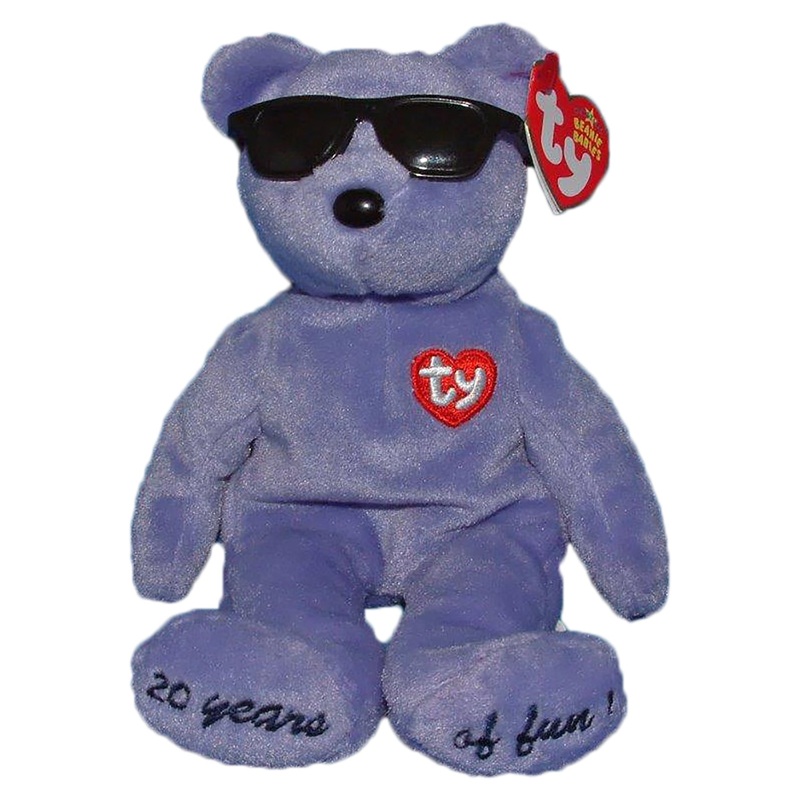 Ty Beanie Baby: Summertime Fun the Bear - Toronto - Violet