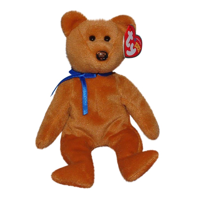 Ty Beanie Baby: Promise the Bear - Gold