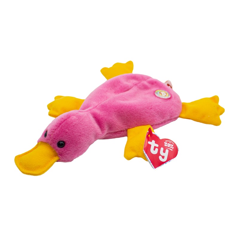 Ty Beanie Baby: Patti the Platypus BBOC - Light Pink