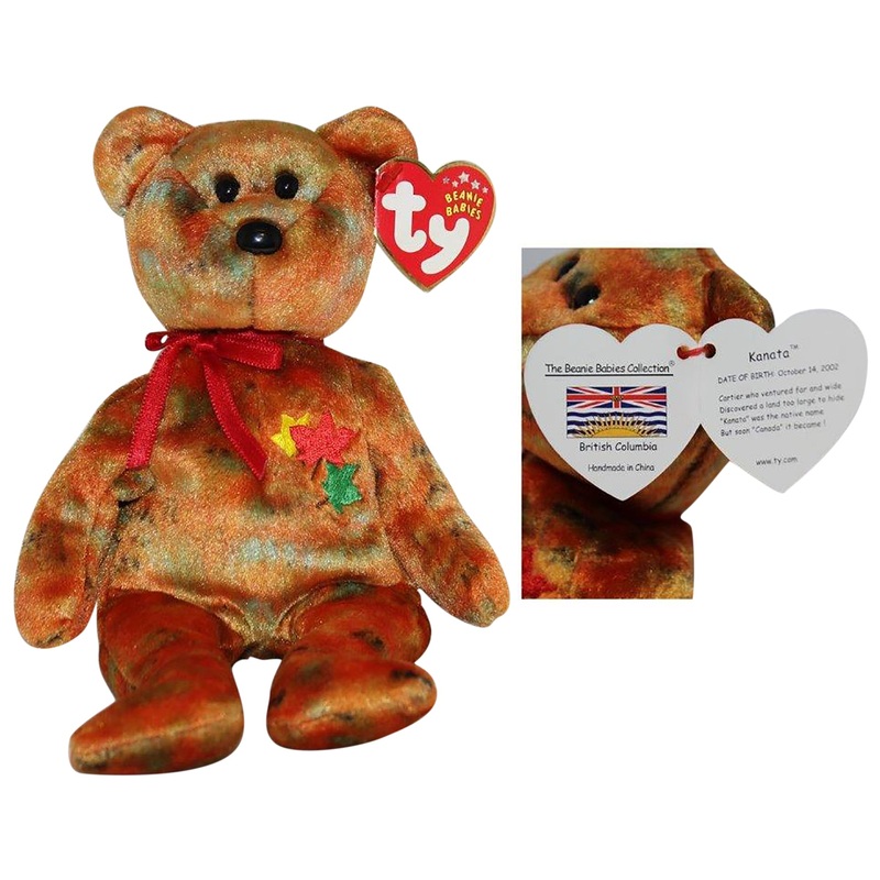 Ty Beanie Baby: Kanata the Bear - British Columbia