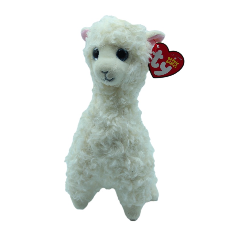 Ty Beanie Baby: Lily the Llama - Glitter Eyes