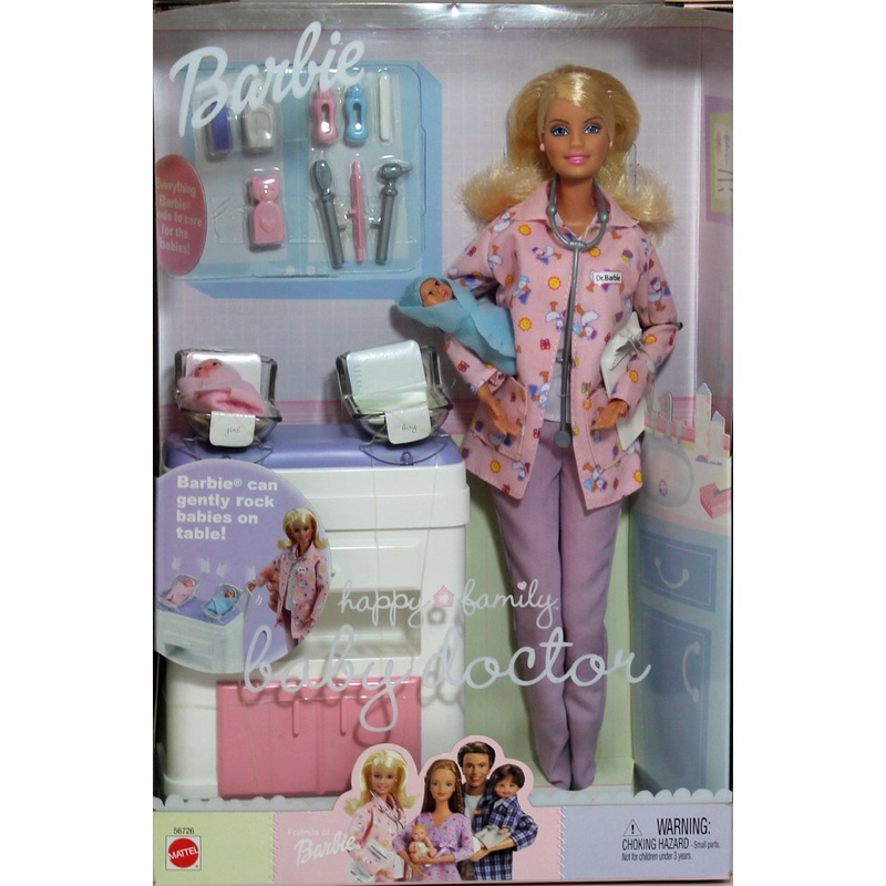 2002 Happy Family Baby Doctor Barbie (56726)