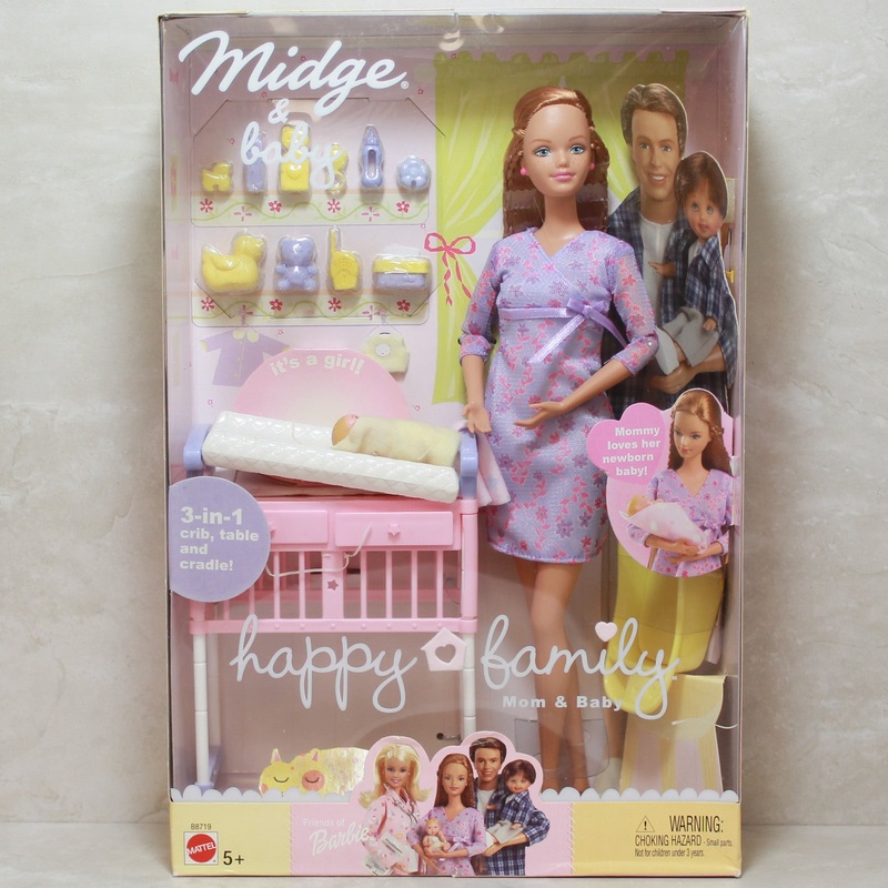 2002 Midge & Baby Happy Family Barbie (B8719)