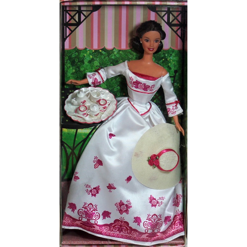 2002 Victorian Tea Hispanic Barbie (00731)