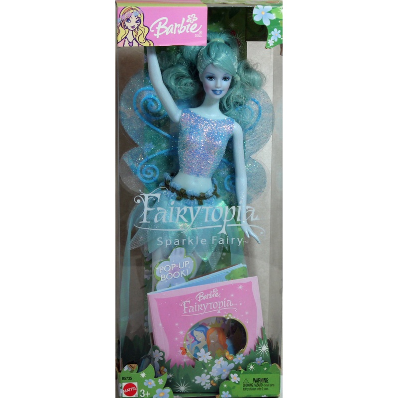 2003 Fairytopia Blue Sparkle Fairy Barbie (B5735)