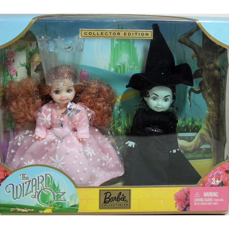 2003 Glinda & Wicked Witch Kelly Barbie (B8951) - The Wizard of Oz