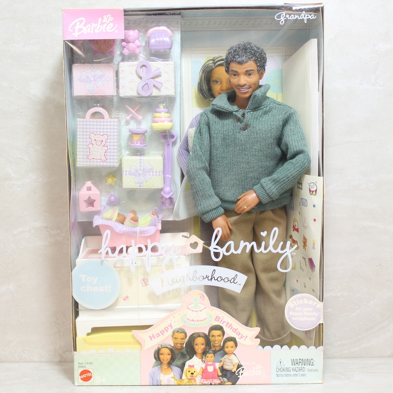 2003 Grandpa Happy 1st Birthday Barbie (B9882) - Happy Family
