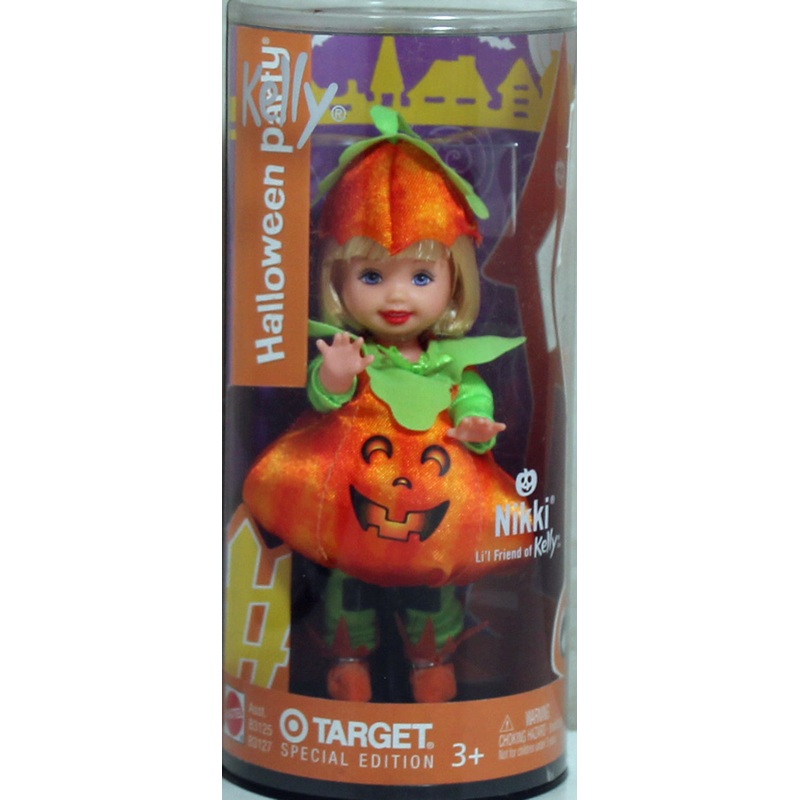 2003 Halloween Party Nikki Pumpkin Kelly Barbie (B3127)