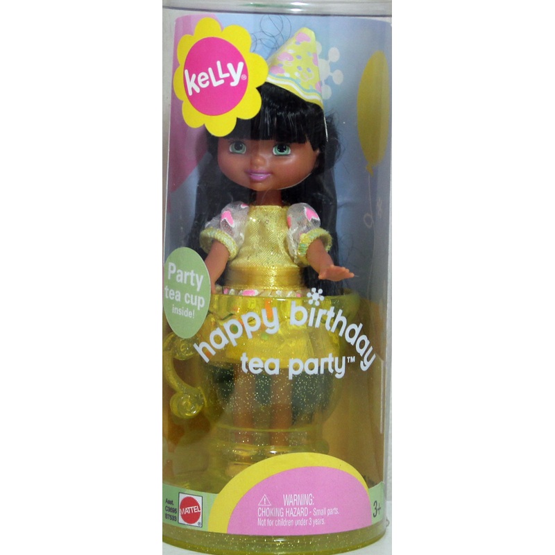 2003 Happy Birthday Tea Party Maria (B7533) | Brunette Doll