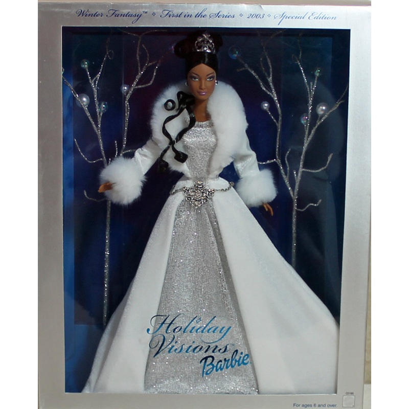 2003 Happy Holidays Barbie (C0166) - African American
