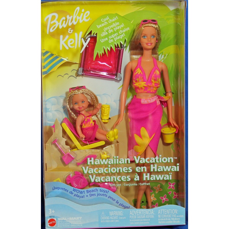 2003 Hawaiian Vacation Barbie & Kelly (B2712)