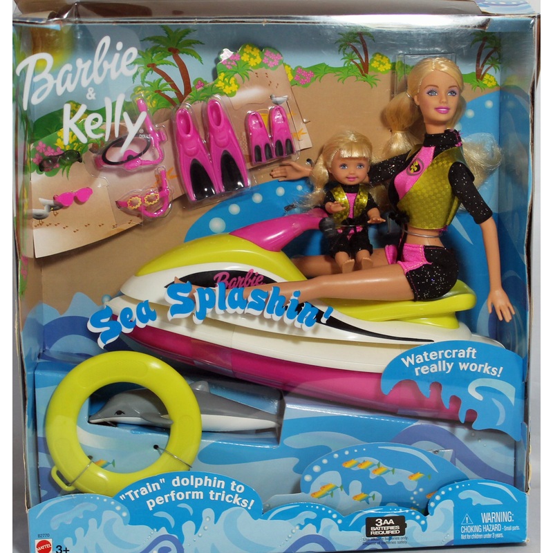 2003 Sea Splashin' Barbie & Kelly (B2770)