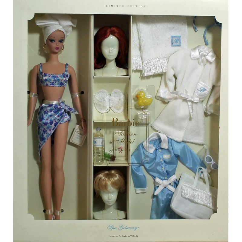 2003 Spa Getaway Silkstone Fashion Model Barbie (B1319)