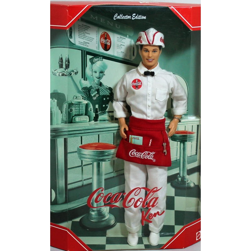 2000 Coca-Cola Soda Jerk Ken Barbie, (25678)